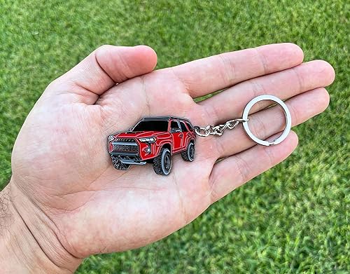Miniatura 8 de 4Runner Accessories - Llavero de 4 corredores para llavero - 3 4 generación mods trd accesorios de coche