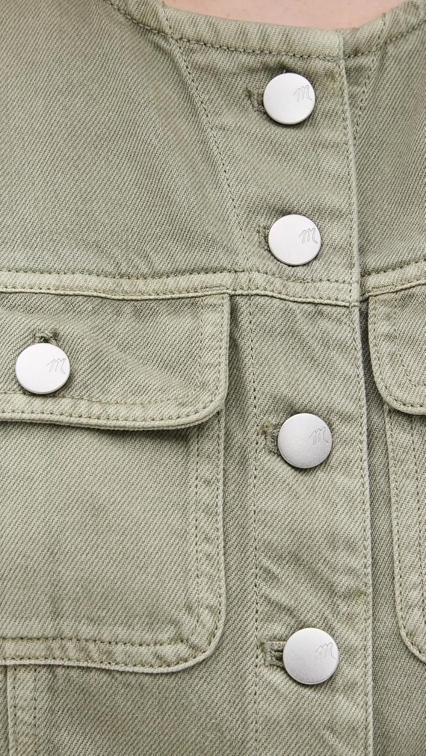 Madewell Women's Cropped Vest: Airy Denim Edition - Image 6