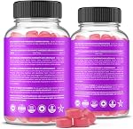 Gommies de biotine 10,000mcg Par service : cheveux sains, peau & Gommies de vitamines pour les femmes & Supplément de biotine à chier & Non-OGM 120 Gommies 5000mcg Par Gummy