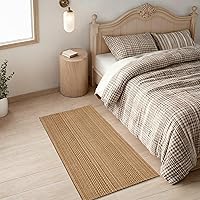 Vista 17 de Tapete para puerta de entrada interior, 2 x 3 pies, lavable a máquina, bohemio, antideslizante, diseño vintage, apto para mascotas, fibra sintética