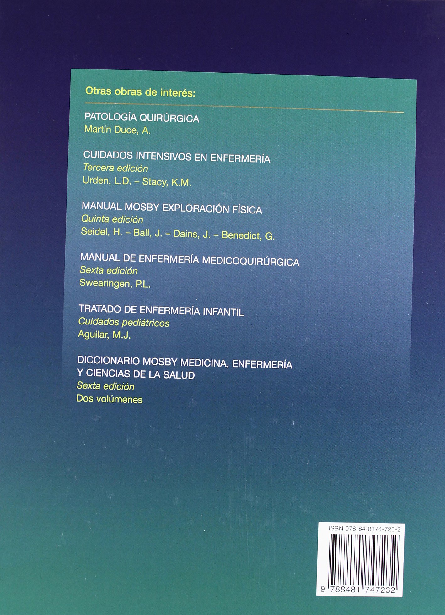 Enfermería medicoquirúrgica, vol. II