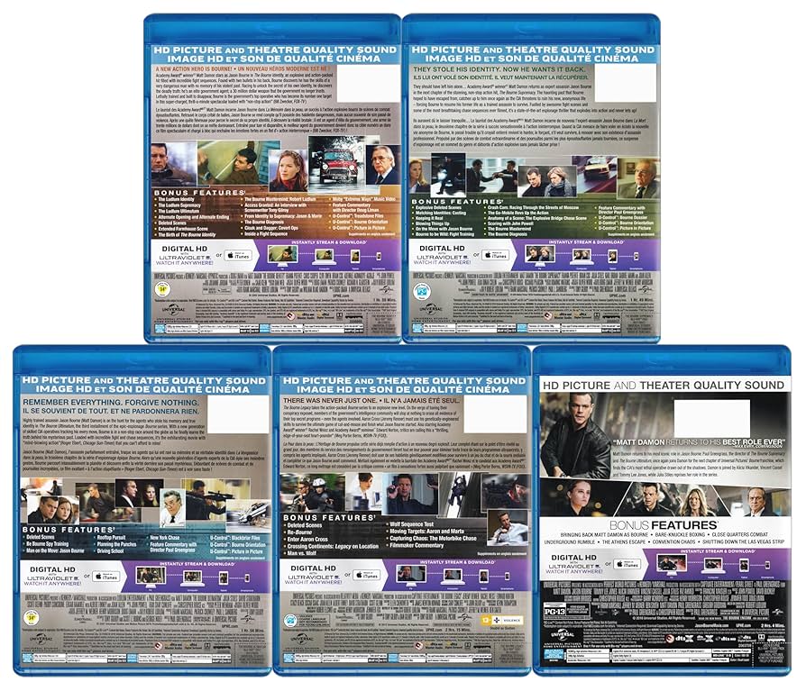 The Bourne Identity / Bourne Supremacy / Bourne Ultimatum
