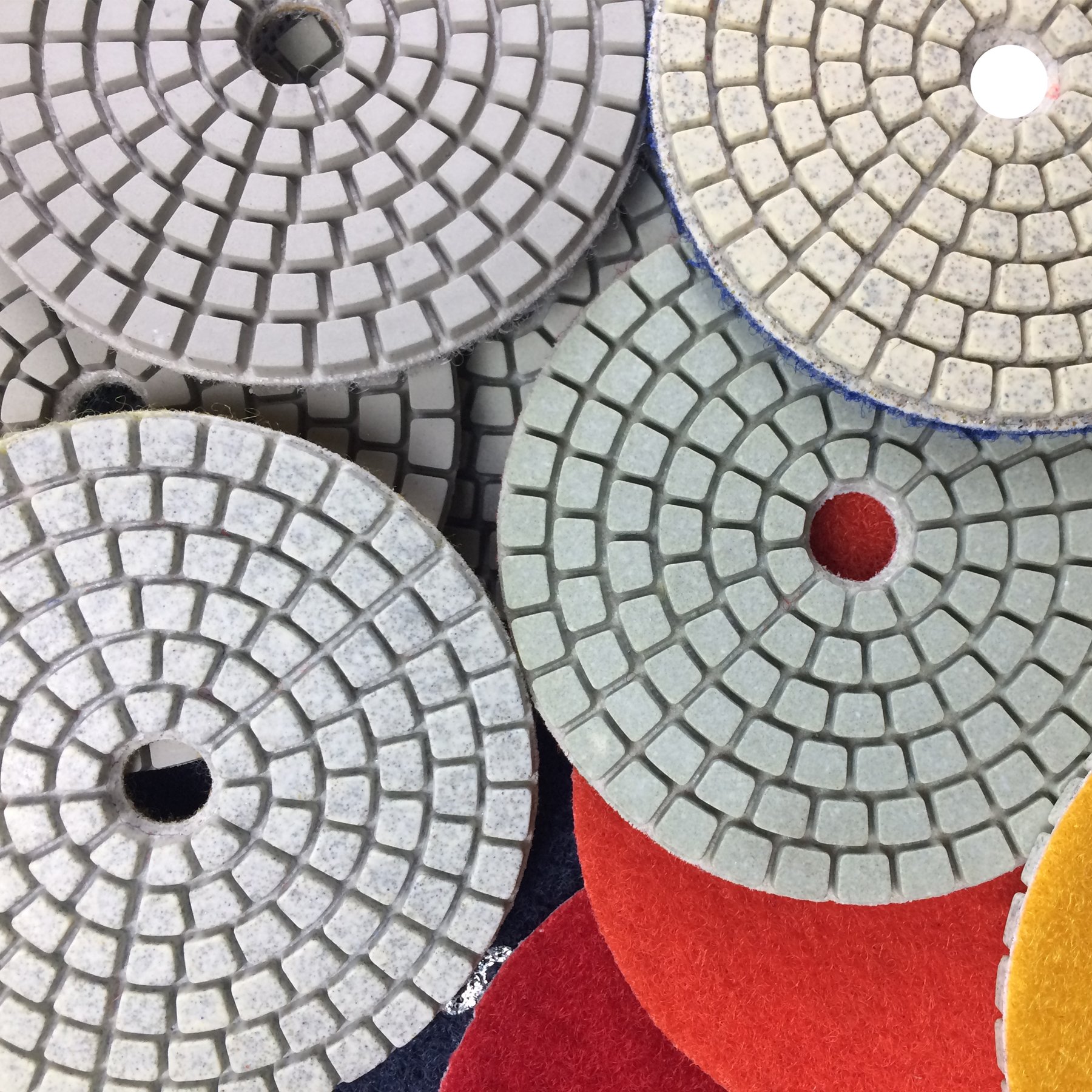 7 Inch Diamond Wet Marble Ceramic Had Polishing Pad Diamond Buffing Pads Marble