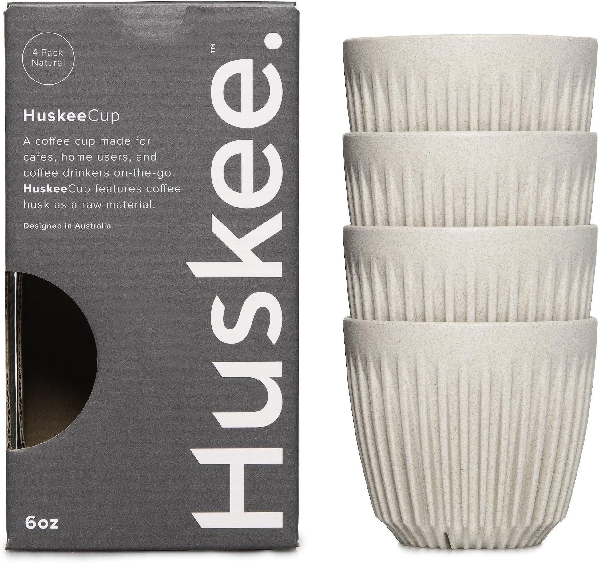 Huskee - HuskeeCup (4 Pack) (Natural, 6 oz)