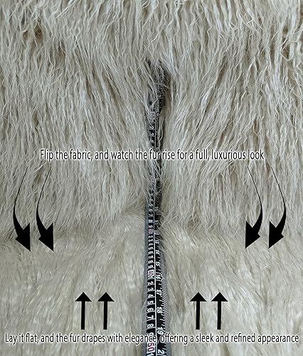 Vista 13 de Pelo sintético de pelo largo, pelo largo, lujoso, para coser, cosplay, disfraz, decoraciones, 60 pulgadas de ancho, vendido por The Yard