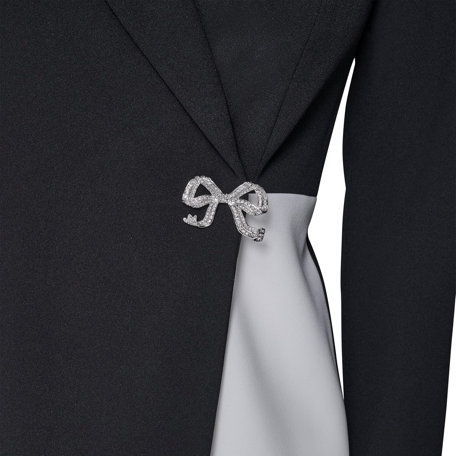 Karl Lagerfeld Womens Long Sleeve Scuba Crepe Blazer Dress - Image 5