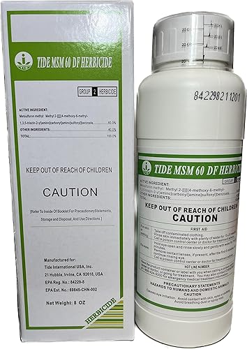 MSM 60 DF (8 oz.) - Comparar con Manor/Blade/Escort, Metsulfuron Metil 60%