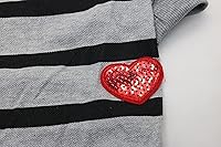 Vista 5 de Suéteres para Perros Camisetas a Rayas para Perros Sudadera Ropa para Mascotas Suéter para Perros Pequeños, Mediano, Rosa