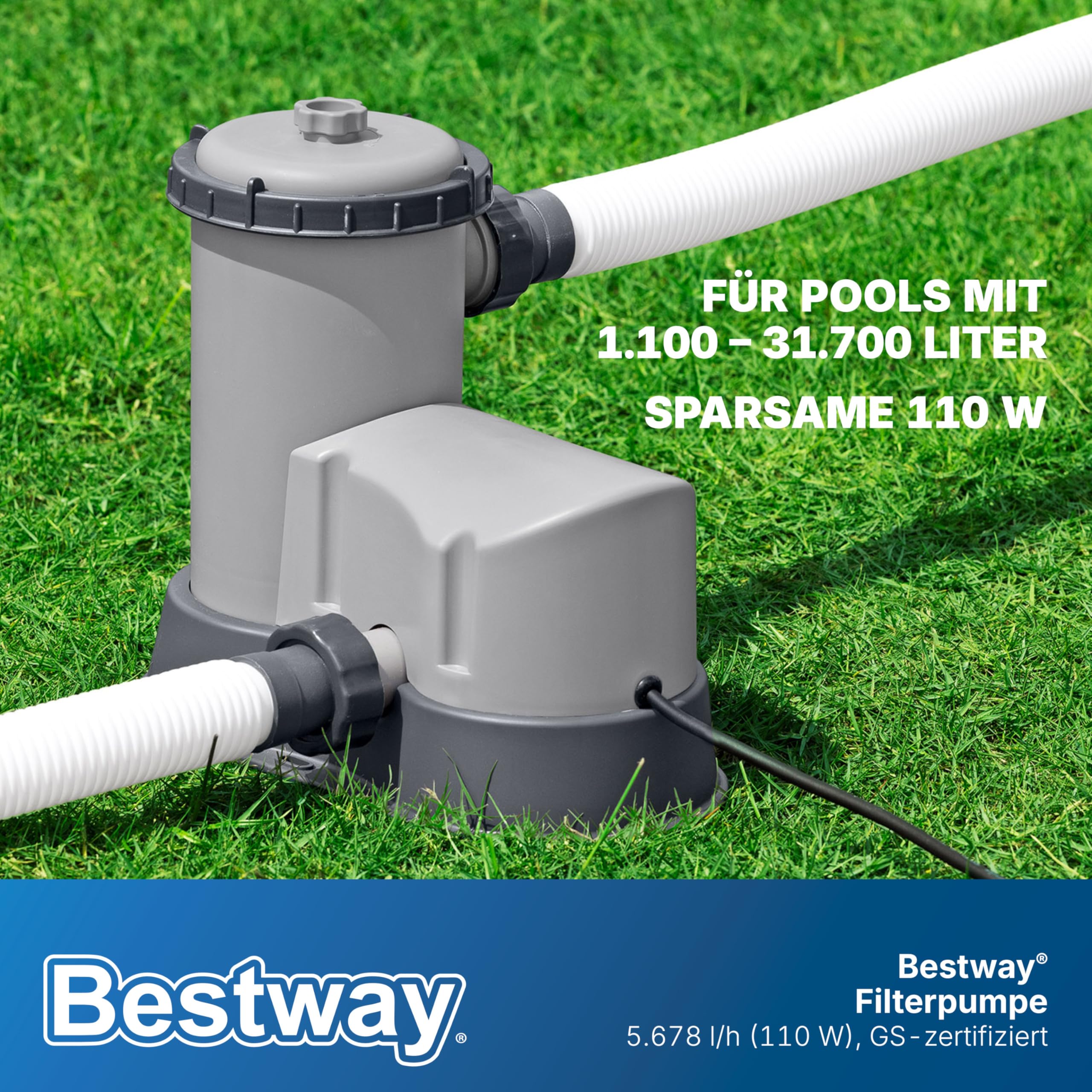 Bestway Filterpumpe 5.678 l/h, 110 W