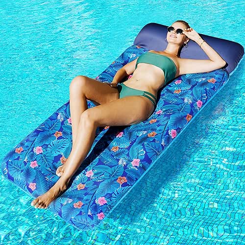 FindUWill Oversized Pool Float Lounge, 72" X 37" Extra Large