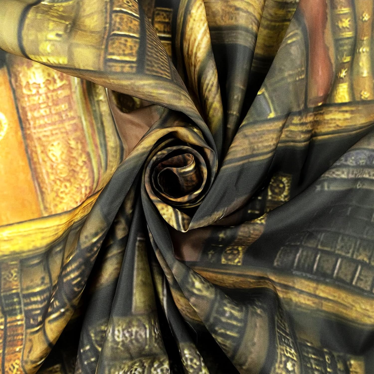 LB Witch's Wood Cabin Magic Book Shelf Shower Curtain Magic Halloween Night Bathroom Sets with Shower Curtain and Rugs,72X72inch Waterproof Polyester Fabric