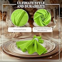 Vista 144 de Ultimate Textile -1 docena - Reversible Shantung Satin - Majestic - Servilletas de tela Majestic de 17 x 17 pulgadas color azul pizarra