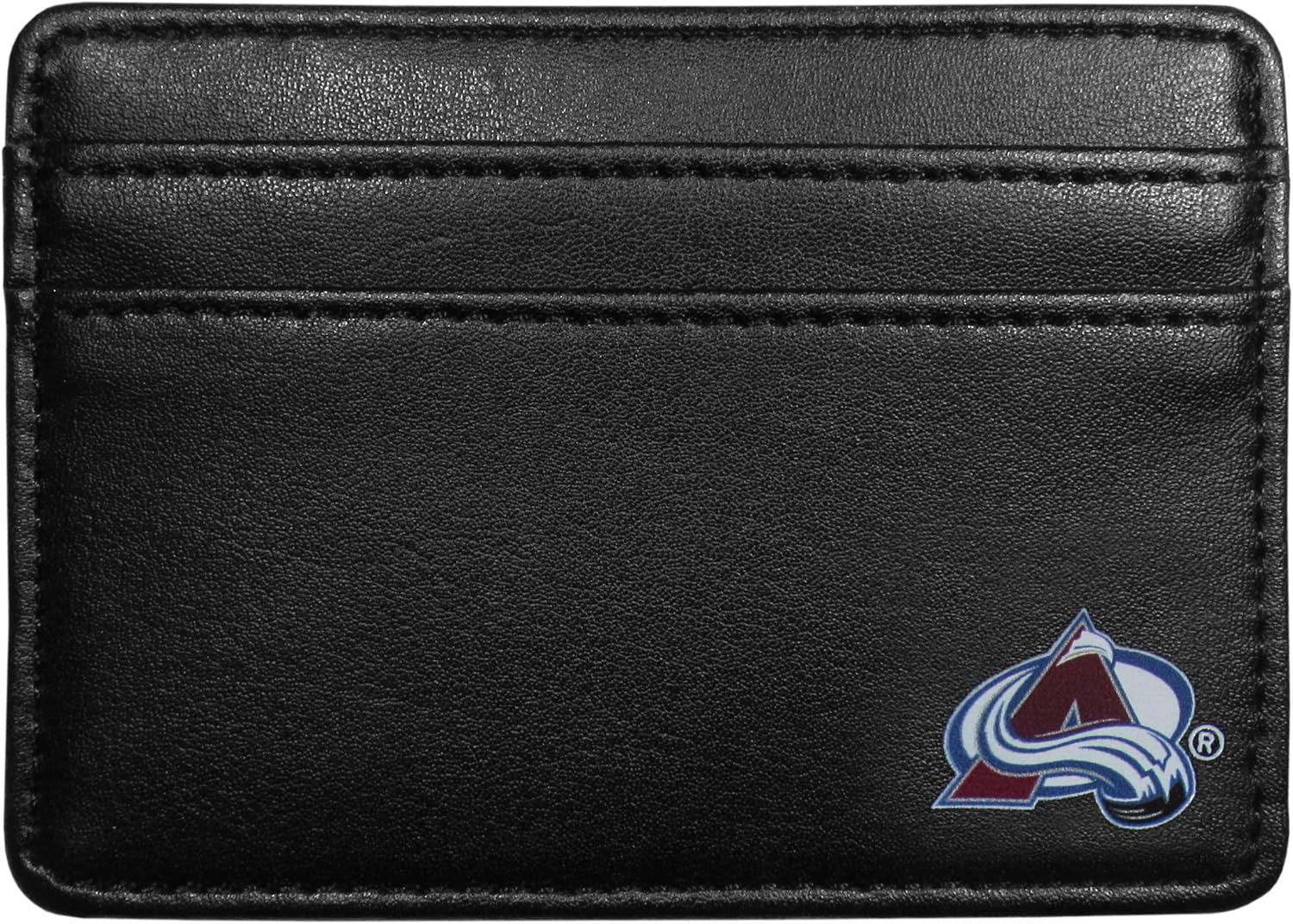 NHL Colorado Avalanche Leather Weekend Wallet, Black