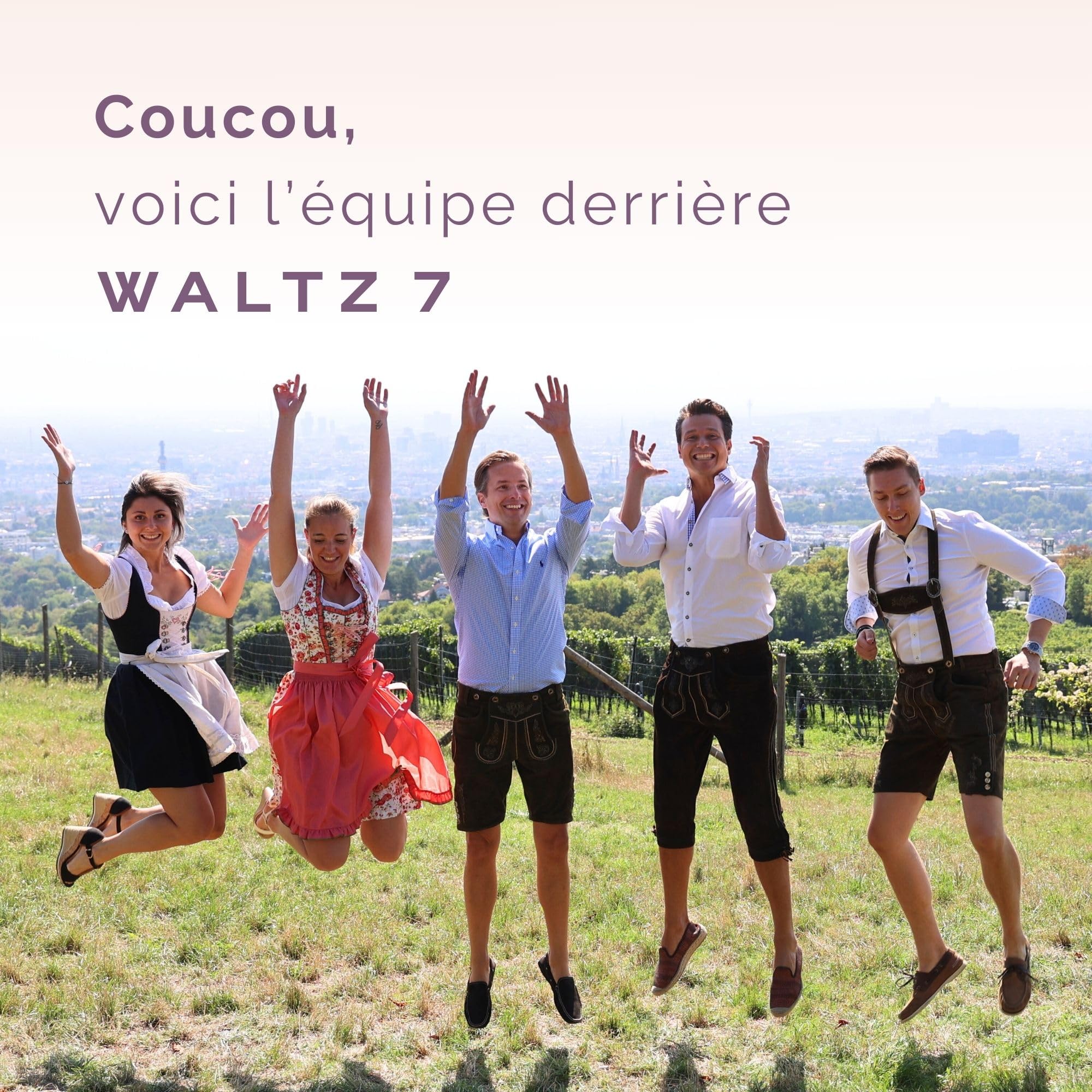 WALTZ 7 Set Bombes de Douche, 32 Sachet, 8 Senteurs, Aromathérapie, Calmant, Revigorant et Relaxant, Idee Cadeau Homme et Femme, Noel, Coffret Beauté