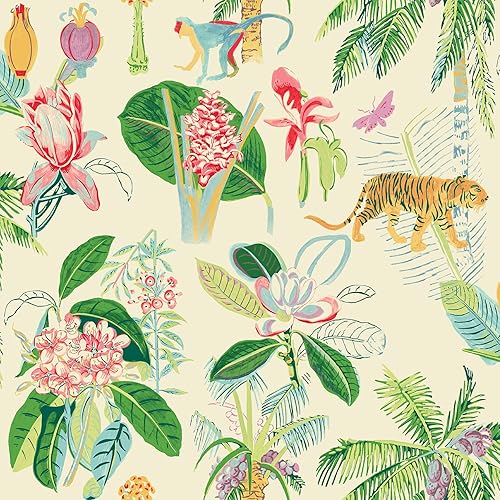 Miniatura 1 de Tommy Bahama - Papel tapiz para despegar y pegar, papel tapiz caprichoso para dormitorio, tocador, cocina, autoadhesivo, vinilo, cobertura de 30.75