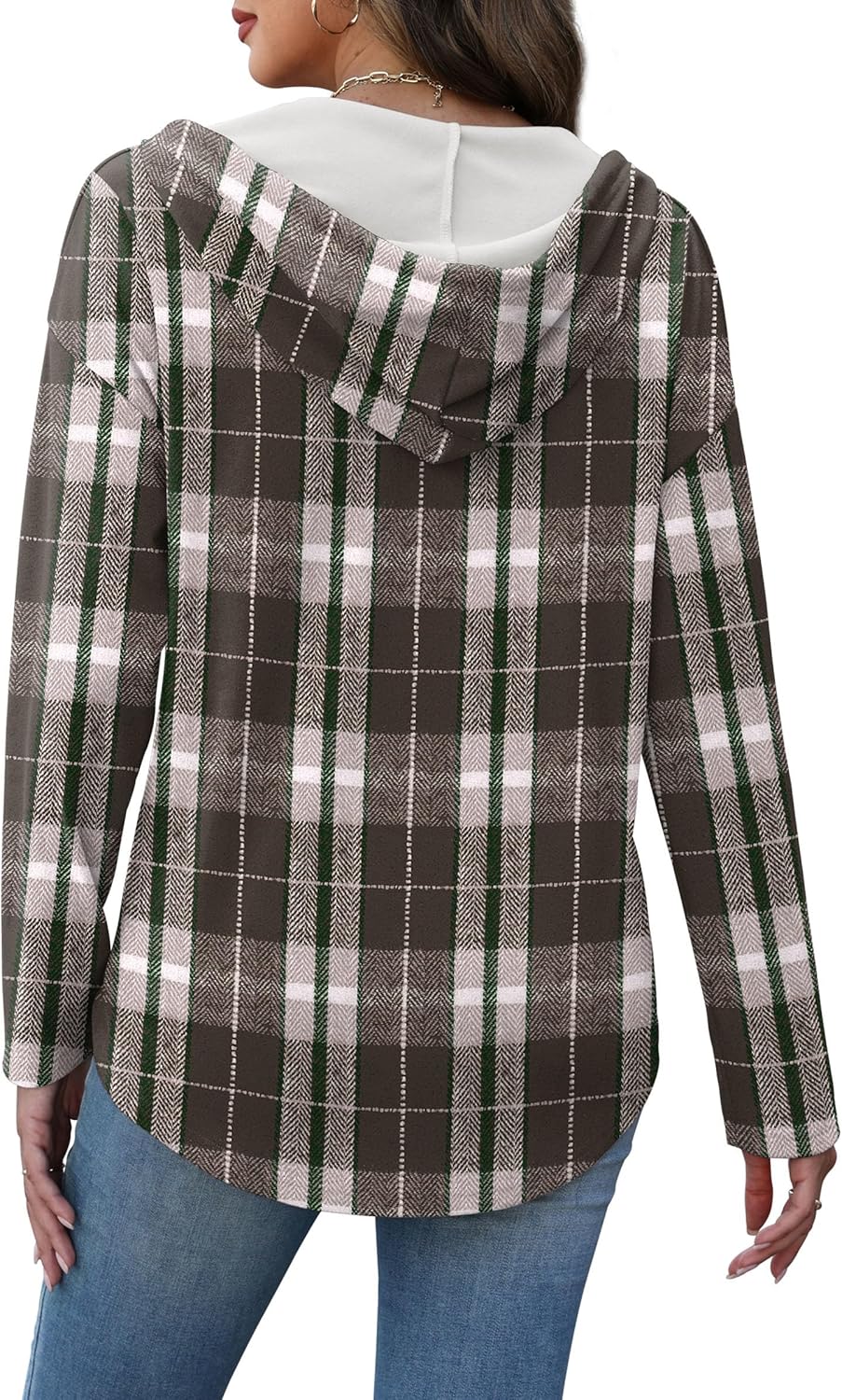 RUMIA Womens Tops V Neck Button Sweatshirt for Women Pullover Long SLeeve Shirts Fall Outfits 2025 Loose Fit S-3XL - Image 4