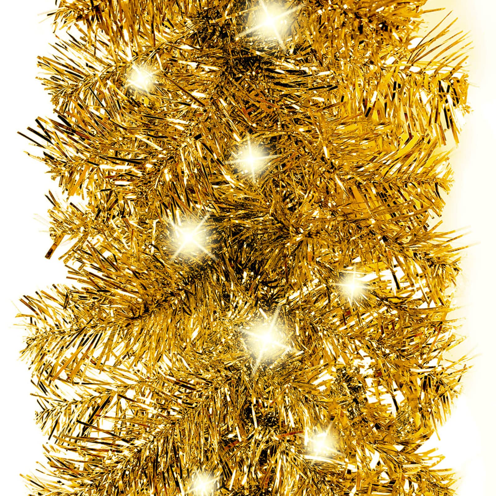 Guirnalda de Navidad con Luces LED Dorado 5 m Guirnalda Navidad Pino Decoracion Navidad