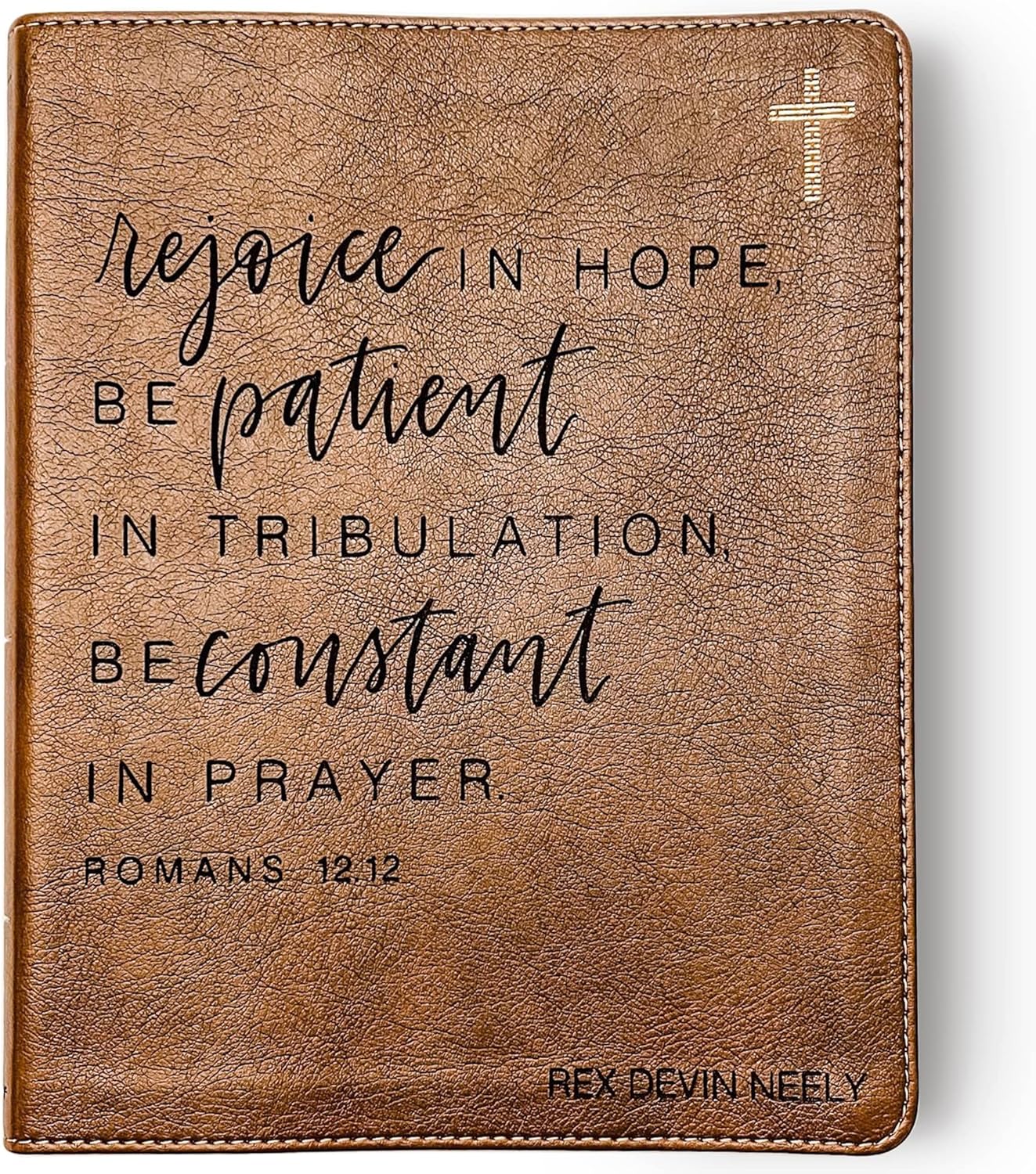 NIV Journaling Bible | Personalized with Name | Custom Design is Hand Illustrated & Laser Engraved | Gift for Birthday, Baptism, Graduation, Wedding...