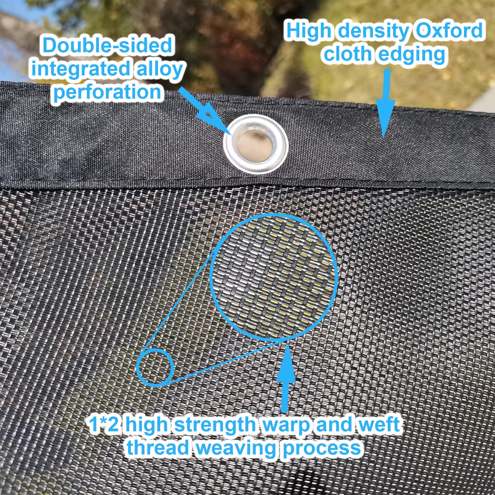 Kit de malla y cuerda de repuesto para silla colgante, accesorios duraderos para exteriores e interiores, capacidad de 330 libras, compatible con la mayoría de marcos curvos (marco no incluido