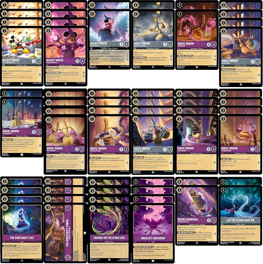 Amazon.com: Disney Lorcana Mickey Mouse Deck - Mickey Mouse, Magic