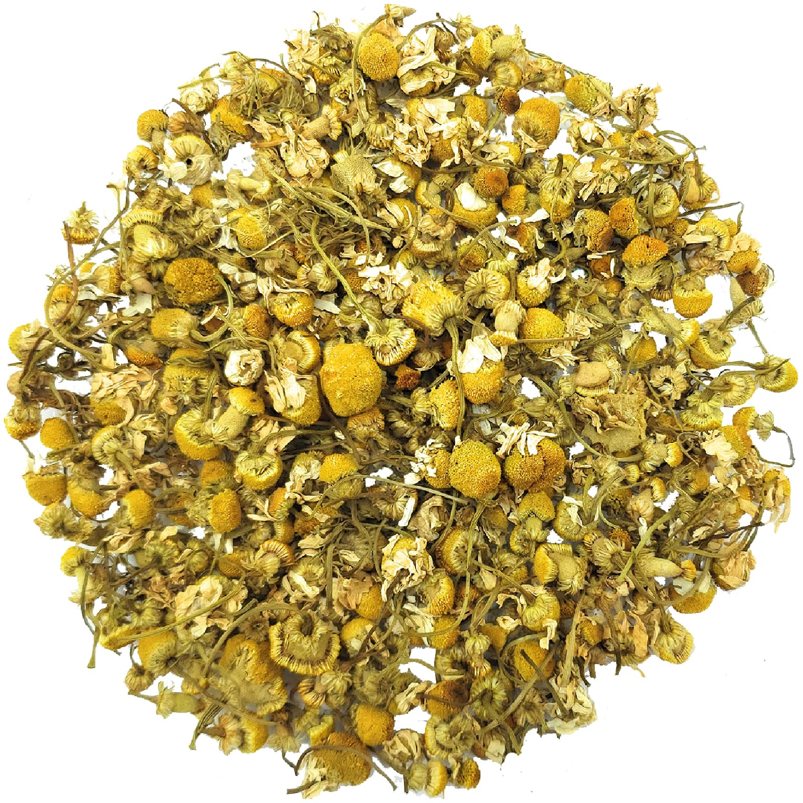 MARCOINA - Pure Chamomile Herbal Tea 113g - Whole Flowers, Loose, Caffeine-Free, Resealable Bag (4oz) - 3