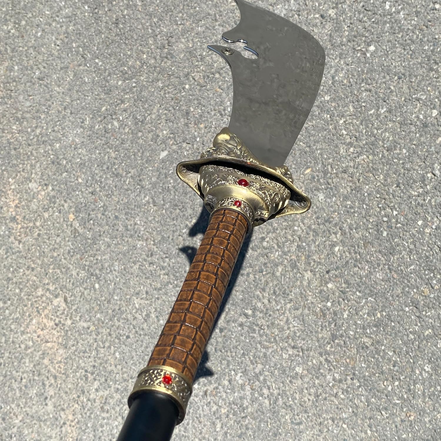 57-inch Spring Autumn Broadsword Martial Arts Guan Yu Green Dragon Crescent-Moon Blade Eighteen Weapons Collection