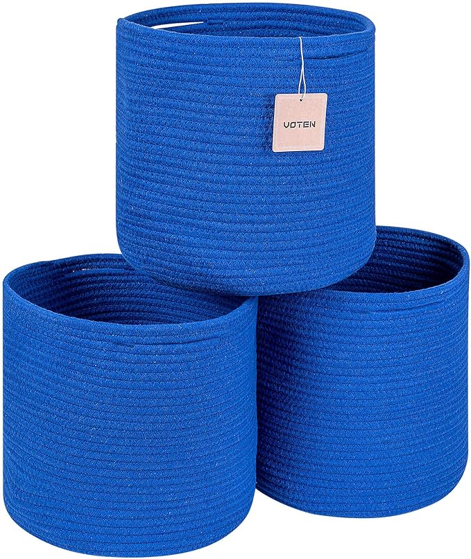 voten Storage Cubes Baskets Bins Organizer 11x11x11'' Fit 12x12''Cube Storage