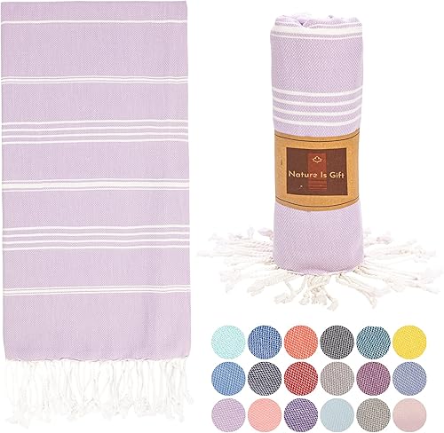 Toalla de bañoplaya (100% algodón,40x70 in), diseño turco