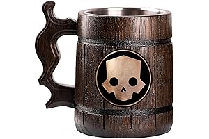 Helldivers 2 Skull Personalized Beer Stein