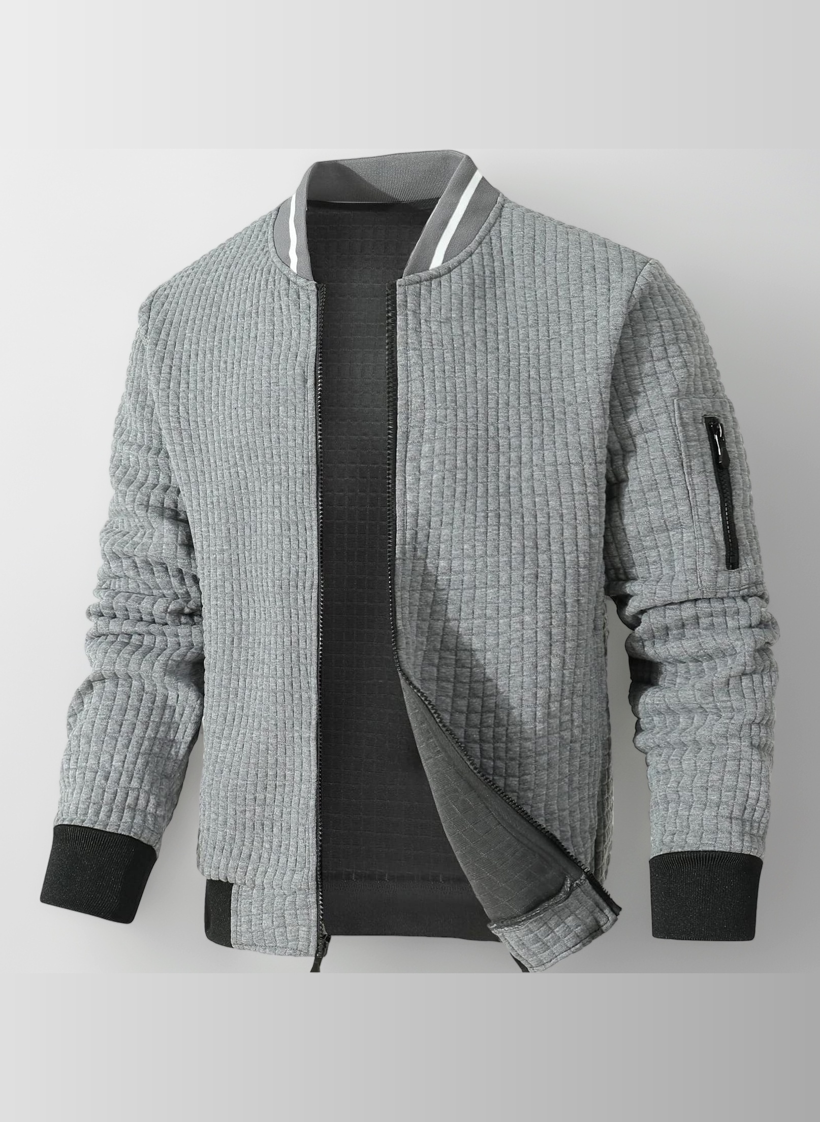 Mens Lightweight Jacket Casual Bomber Jacket Varsity Coat