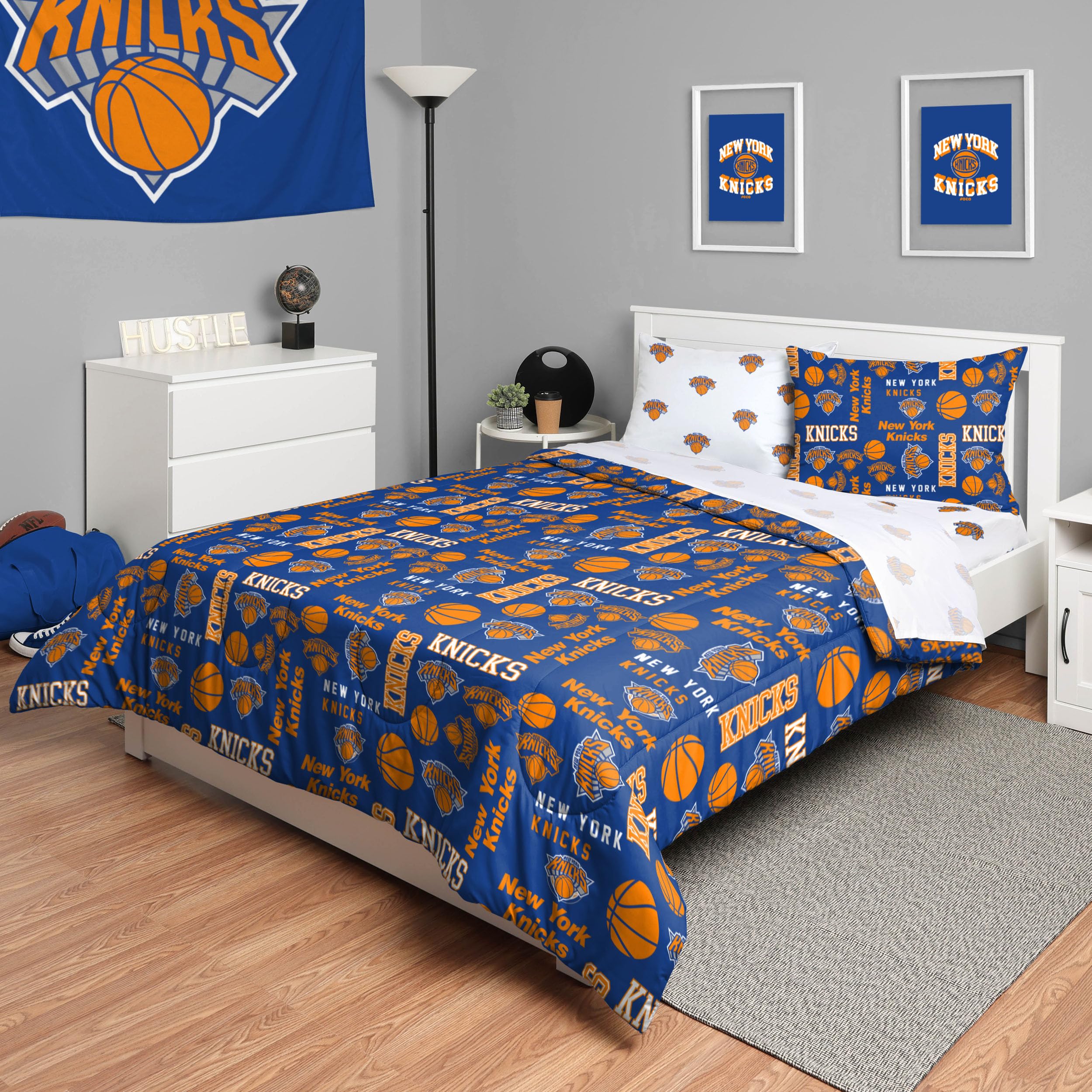 FOCO Bed in A Bag, Polyester, Team Color, Full