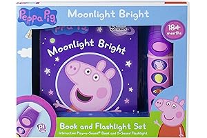 Peppa Pig Moonlight Bright Sound Book and Sound Flashlight Toy Set