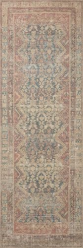 Miniatura 7 de Loloi Angela Rose x Loloi Aubrey Collection AUB-03 - Alfombra decorativa de 3 pies 9 pulgadas x 5 pies 6 pulgadas, océanoespecias