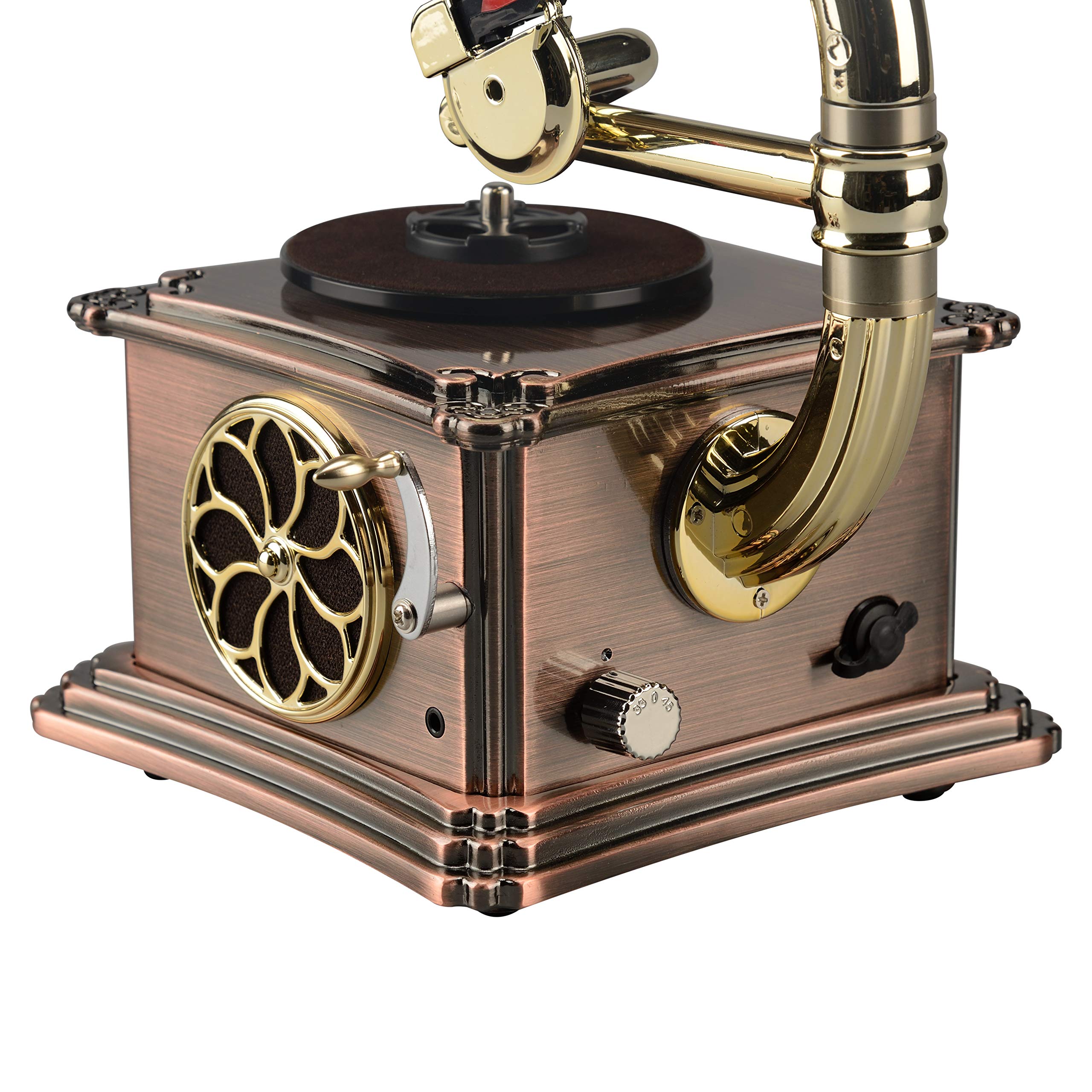 Mini Vintage Retro Phonograph Gramophone Vinyl Record Player  display picture 1