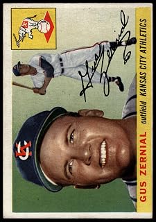 1955 Topps #110 Gus Zernial Kansas City Athletics card image