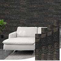 Vista 12 de BarnwoodUSA Tablas de madera recuperada real - Paneles de encaje fácil con clavos para paneles de pared de madera rústica