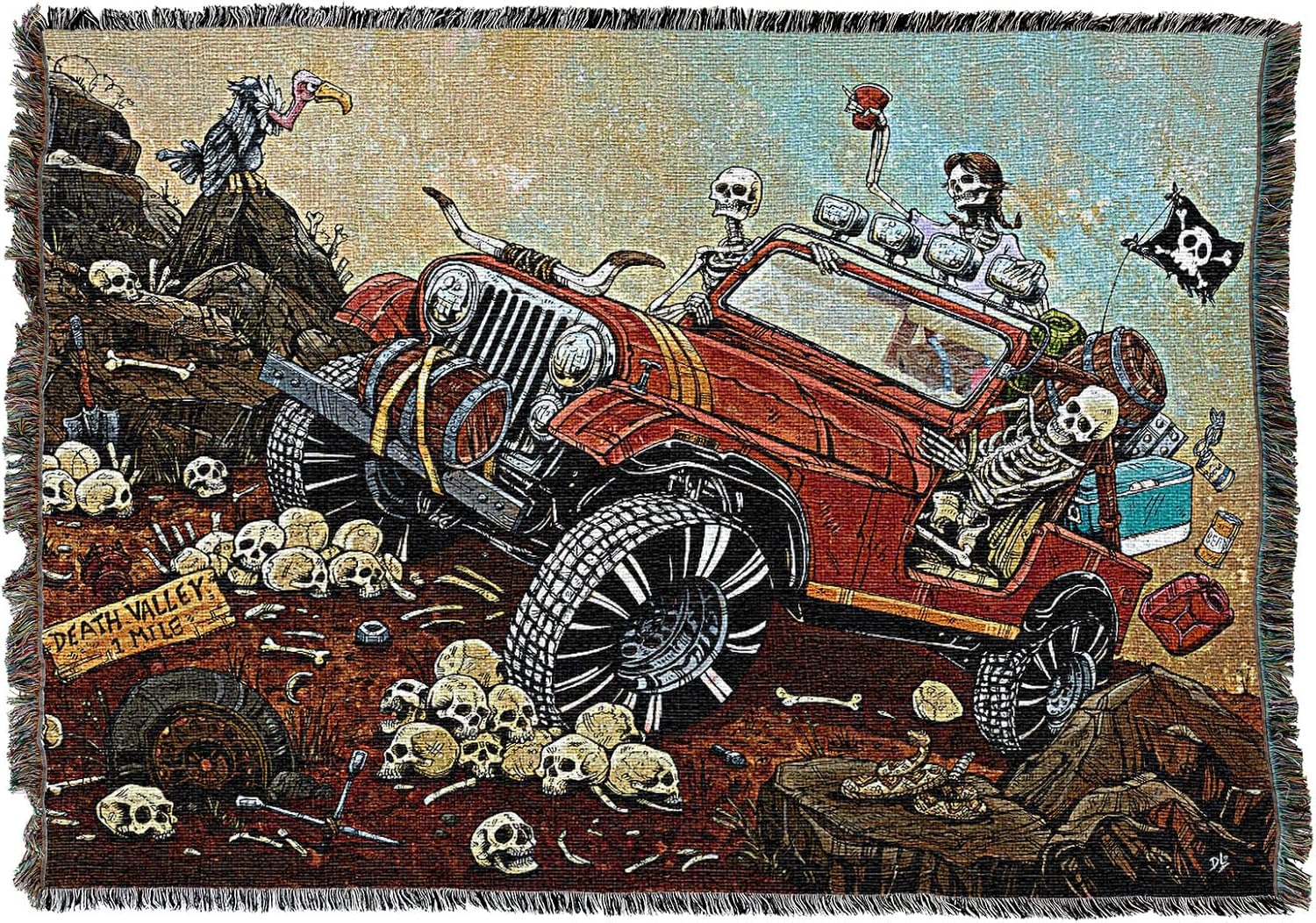 Pure Country Weavers The Grand Finale by David Lozeau - Gift Fantasy Tapestry Throw Blanket Woven from Cotton - Made in The USA (50X60)