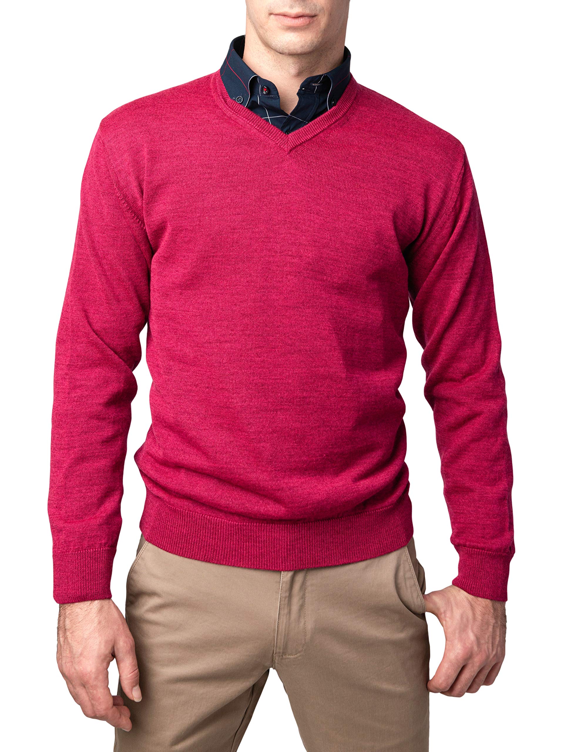 Dipuman Basico Caballero Liso con Cuello Pico