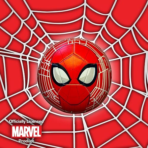 Miniatura 7 de Capelli Sport Marvel Spider-Man Kids Soccer Ball, Officially Licensed Youth Indoor Outdoor Soccer Ball, Size 3 and 5
