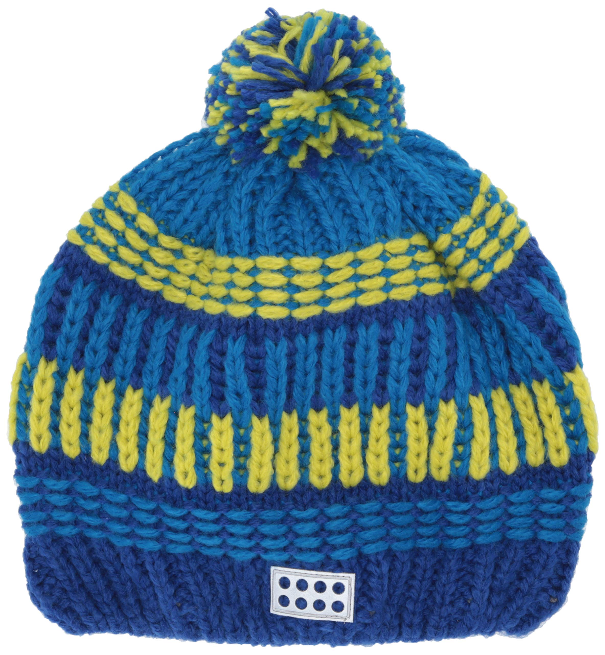 LEGO Wear Kids' Fleece-Lined Knitted Snow Beanie with Pom Pom