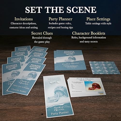 Miniatura 5 de Murder Mystery Party, Muerte por Chocolate, Un Juego de Asesinato Misterioso Decadente, para Edades 14+