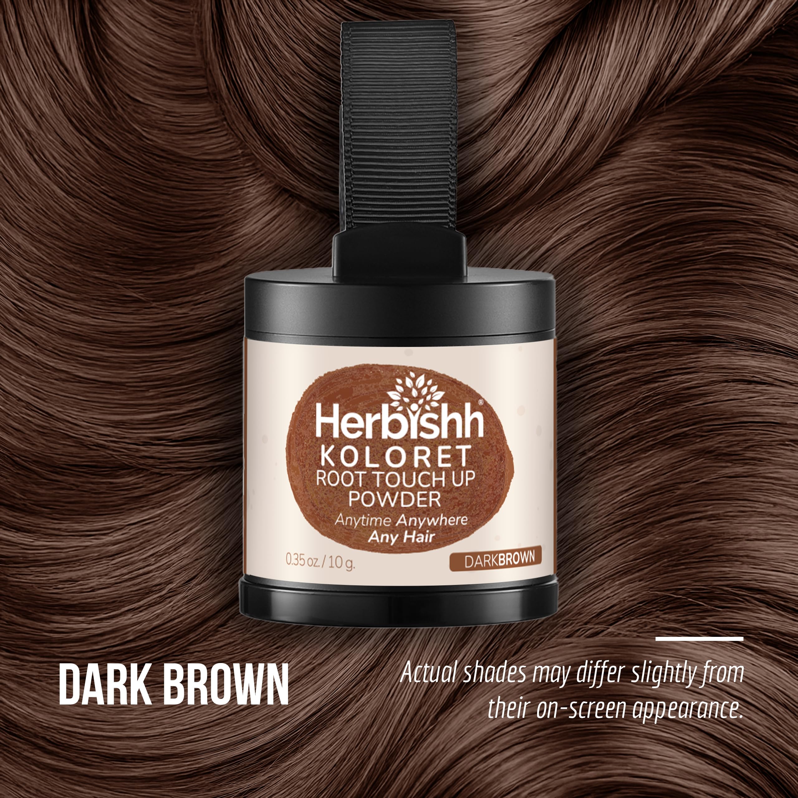 HAIR BEAUTE BOTANICAL ダークブラウン Amazon.com: Herbishh Koloret Dark Brown Root Touch Up Powder for