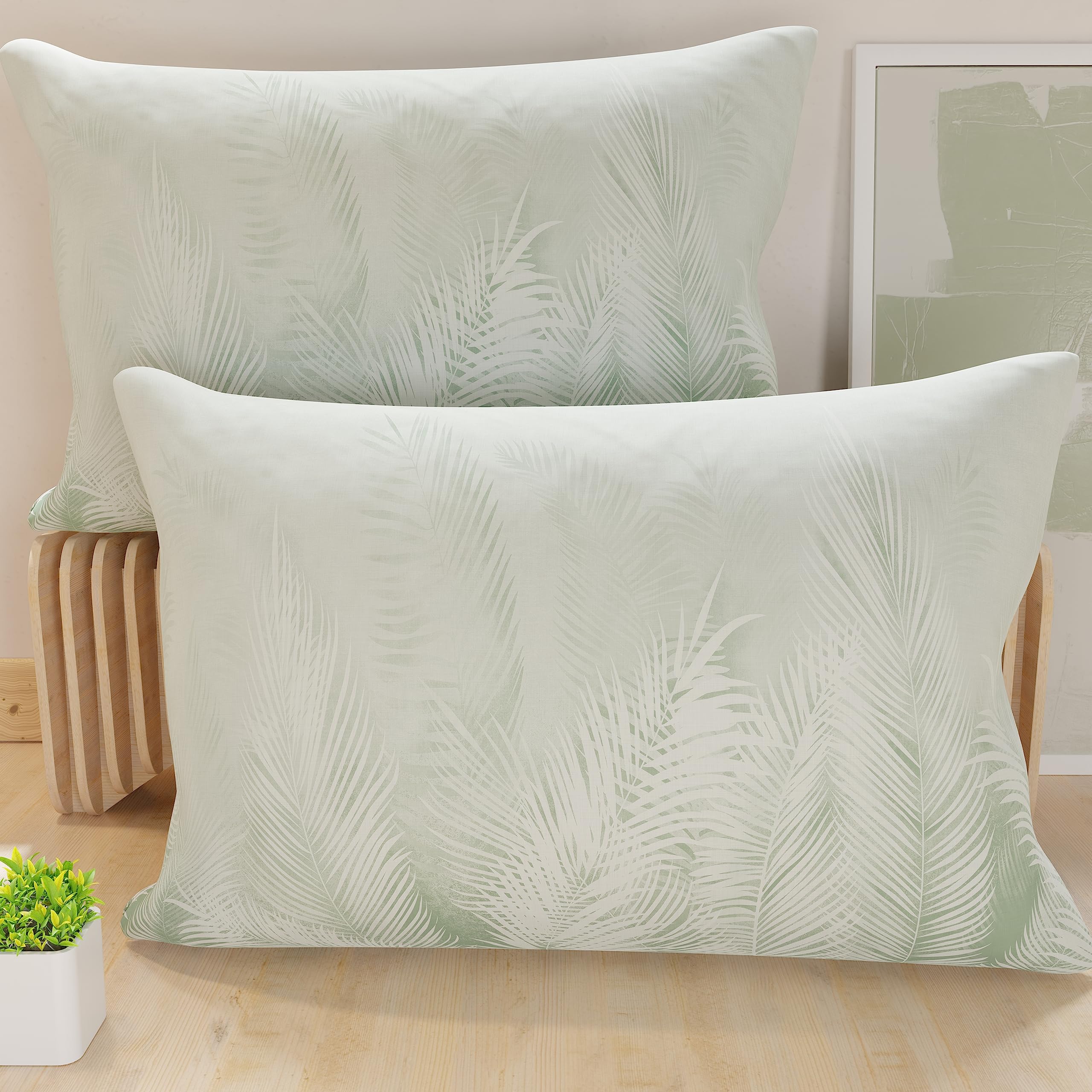 PETTI Artigiani Italiani, Cushion Covers for Bed Pair of Pillowcases 50 x 80 cm, Pillowcase