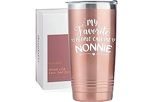 Nonnie Gifts for Grandma, Insulated Stainless Steel Wine Tumbler