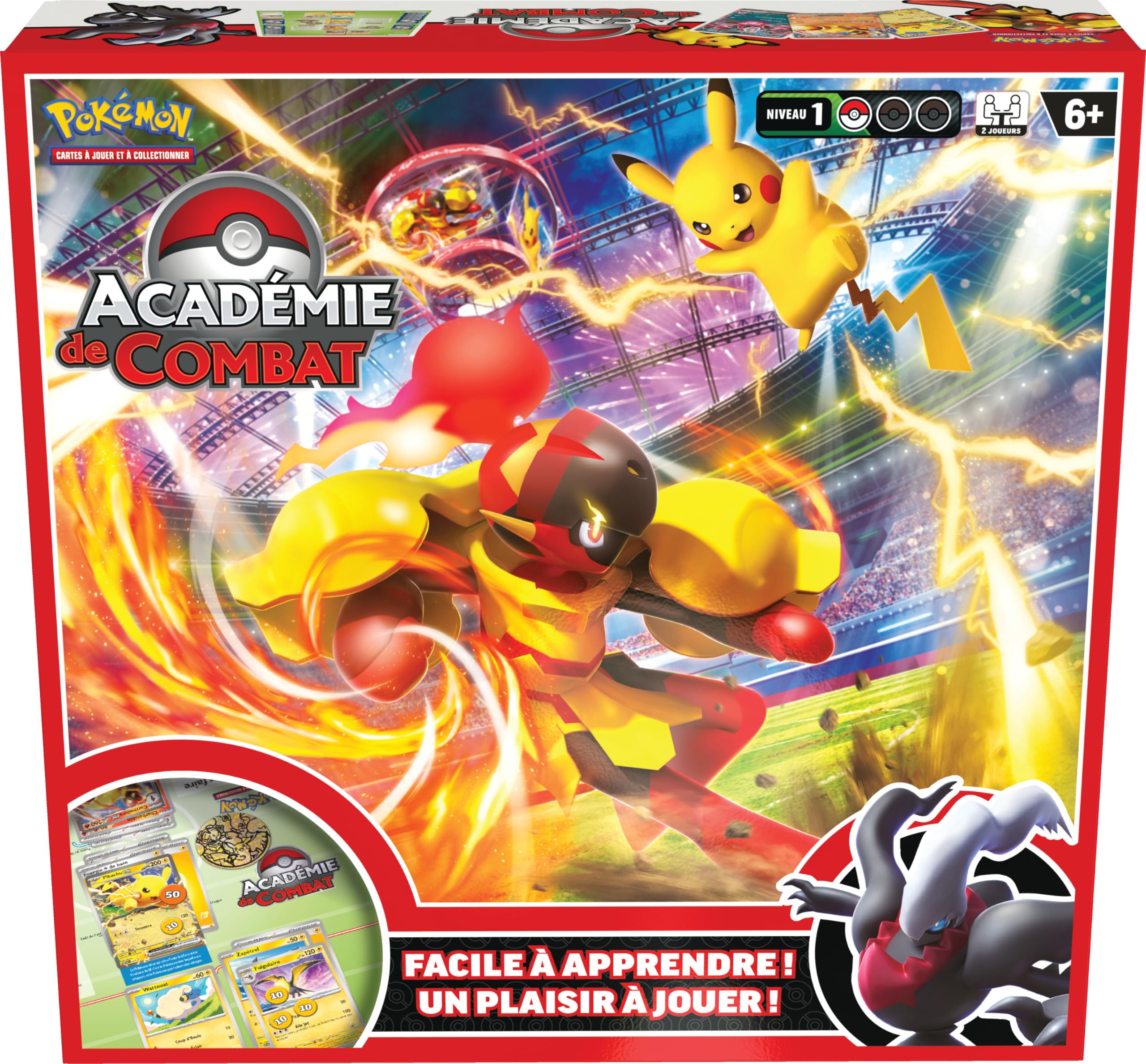Pokémon: Académie de Combat du JCC Pokémon 2024 (Pikachu, Carmadura et Darkrai)