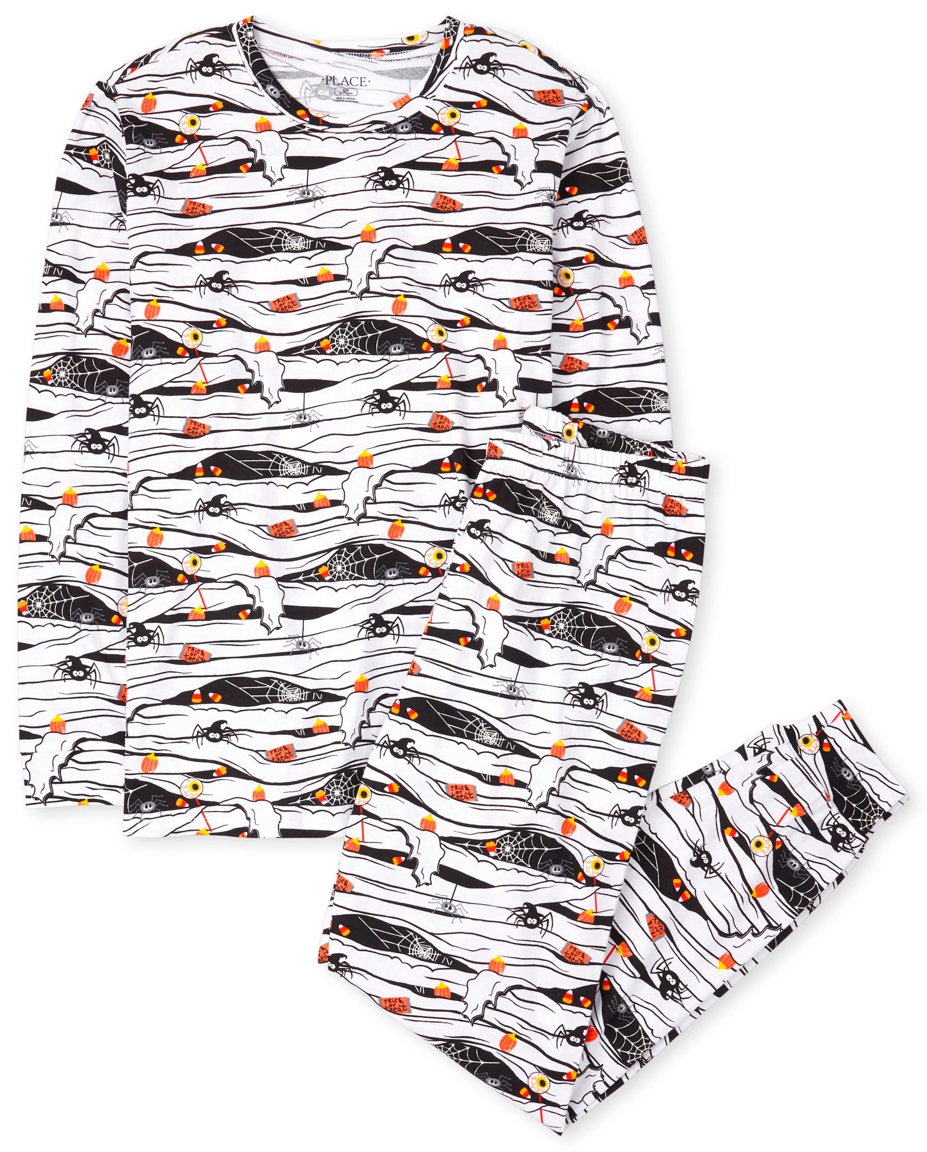 The Children's Place Set Pigiama in Cotone da 2 Pezzi Set di Pigiama Unisex - Adulto (Pacco da 1)