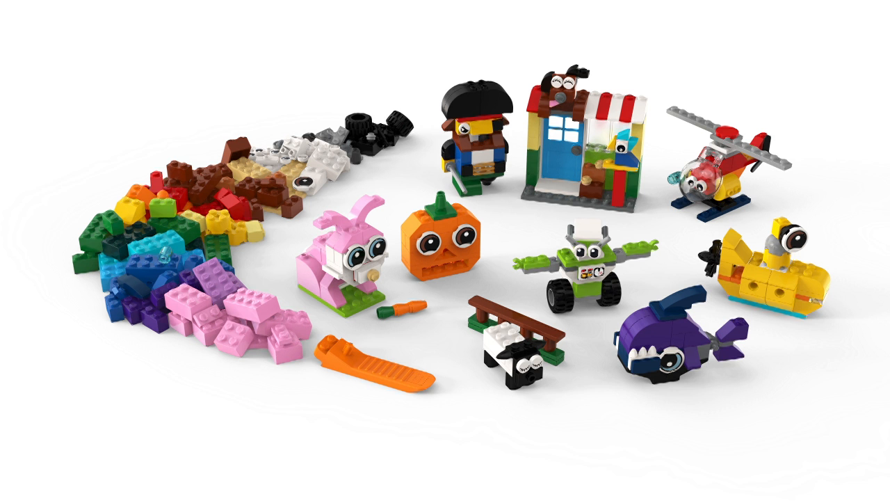 LEGO LEGOClassic 11003 Bausteine - Witzige Figuren – Bild 8