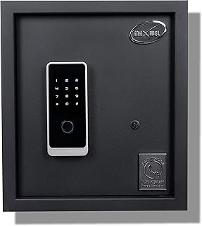 Maxwel Biometric Safe Locker (20 Litres) | Home, Hotel and Office Safe with Fingerprint Access, Passcode and Manual Keys, ...