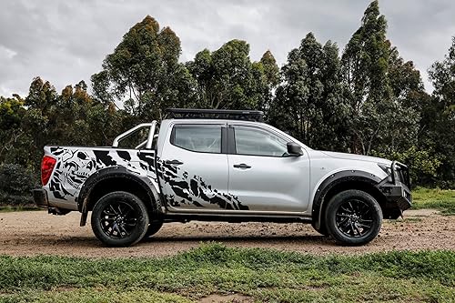 Miniatura 8 de Side Nightmare Graphic Stickers Decals Compatible with Nissan Navara Np300 White