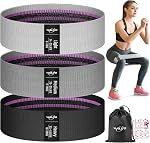 WALITO Resistance Bands for Legs and Butt, Fabric Exercise Loop Bands Yoga, Pilates, Rehab, Fitness and Home Workout, Strength Bands for Booty